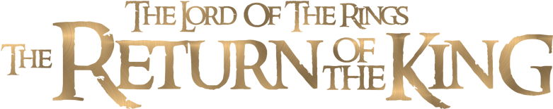 The Lord Of The Rings - Return Of The King Logo (800x310), Png Download