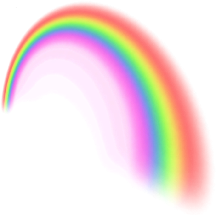 Rainbow Colourful Colours Yellow Png Red Blue Seven - Circle (983x983), Png Download