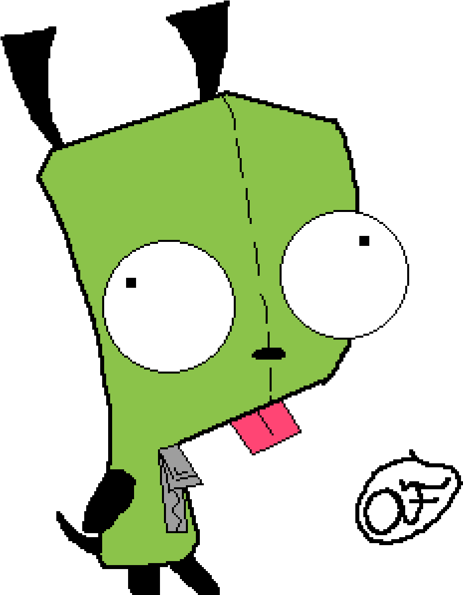 Invader Zim Fan Art - Drawing (1200x1200), Png Download