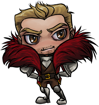 Cullen Chibi (337x381), Png Download