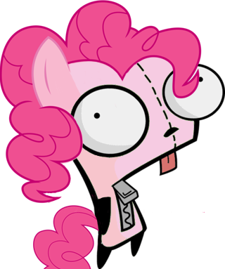 Gir, Invader Zim, Pinkie Pie, Safe - Invader Zim Gir Meme (320x383), Png Download