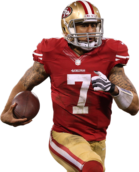 #lovemy49ers #ninersniners Watch Football, Colin Kaepernick, - Nfl (470x572), Png Download