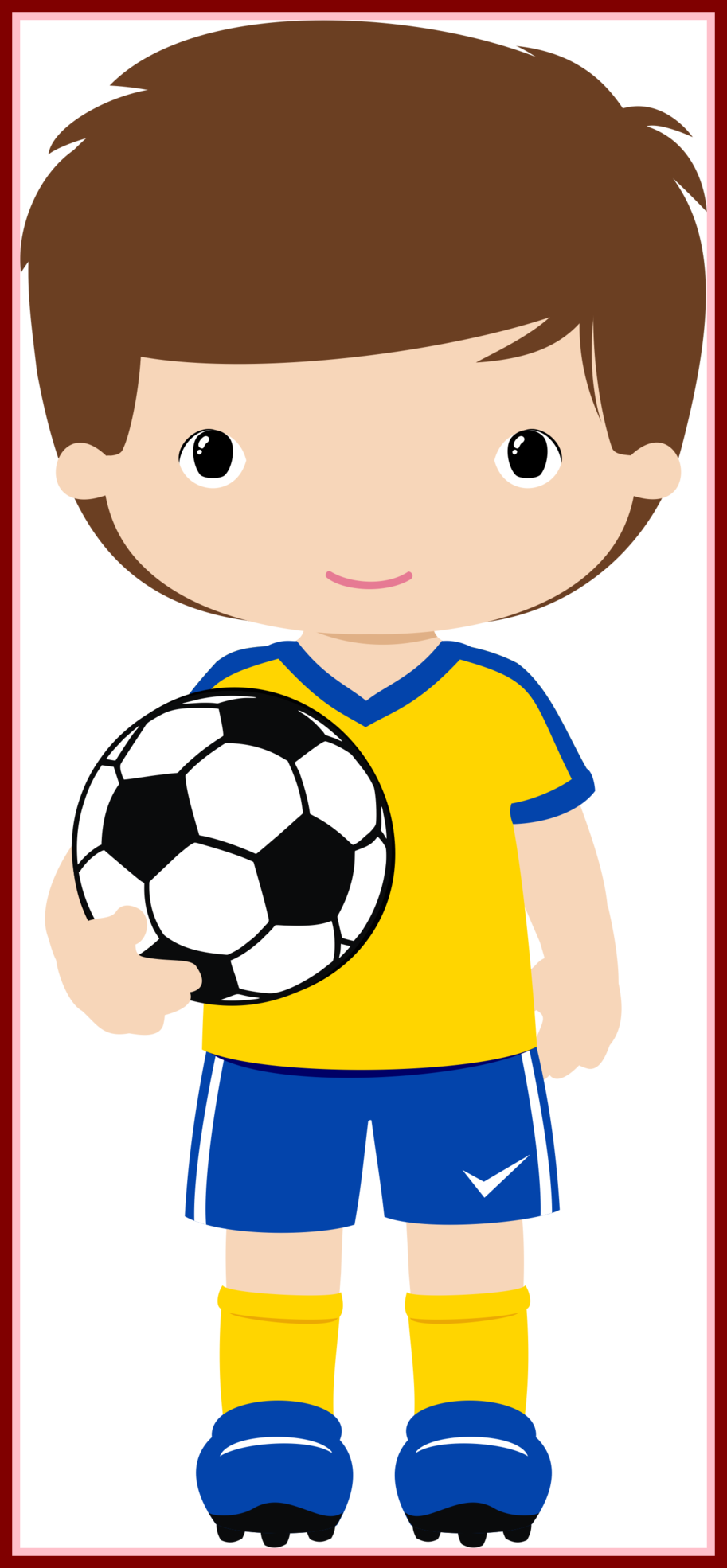 Female Football Clipart Black And White Download - Futebol Minus (913x1970), Png Download