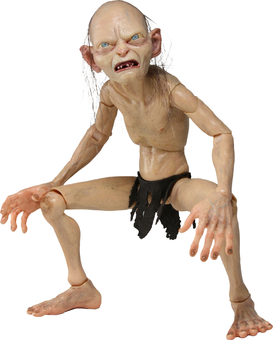 Lord Of The Rings Gollum Figure - Gollum The Lord Of The Rings 1/4 Scale Figure (561x700), Png Download