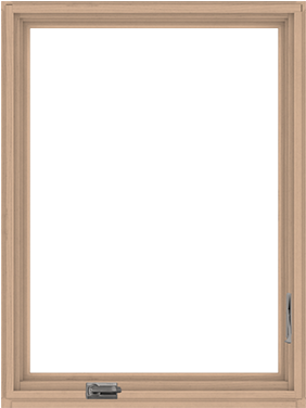Industrial Modern - Plain Wood Frame (380x375), Png Download