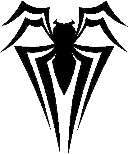 Spider Man Venom Drawing Symbiote Logo - Spider Man Noir Symbol (504x525), Png Download