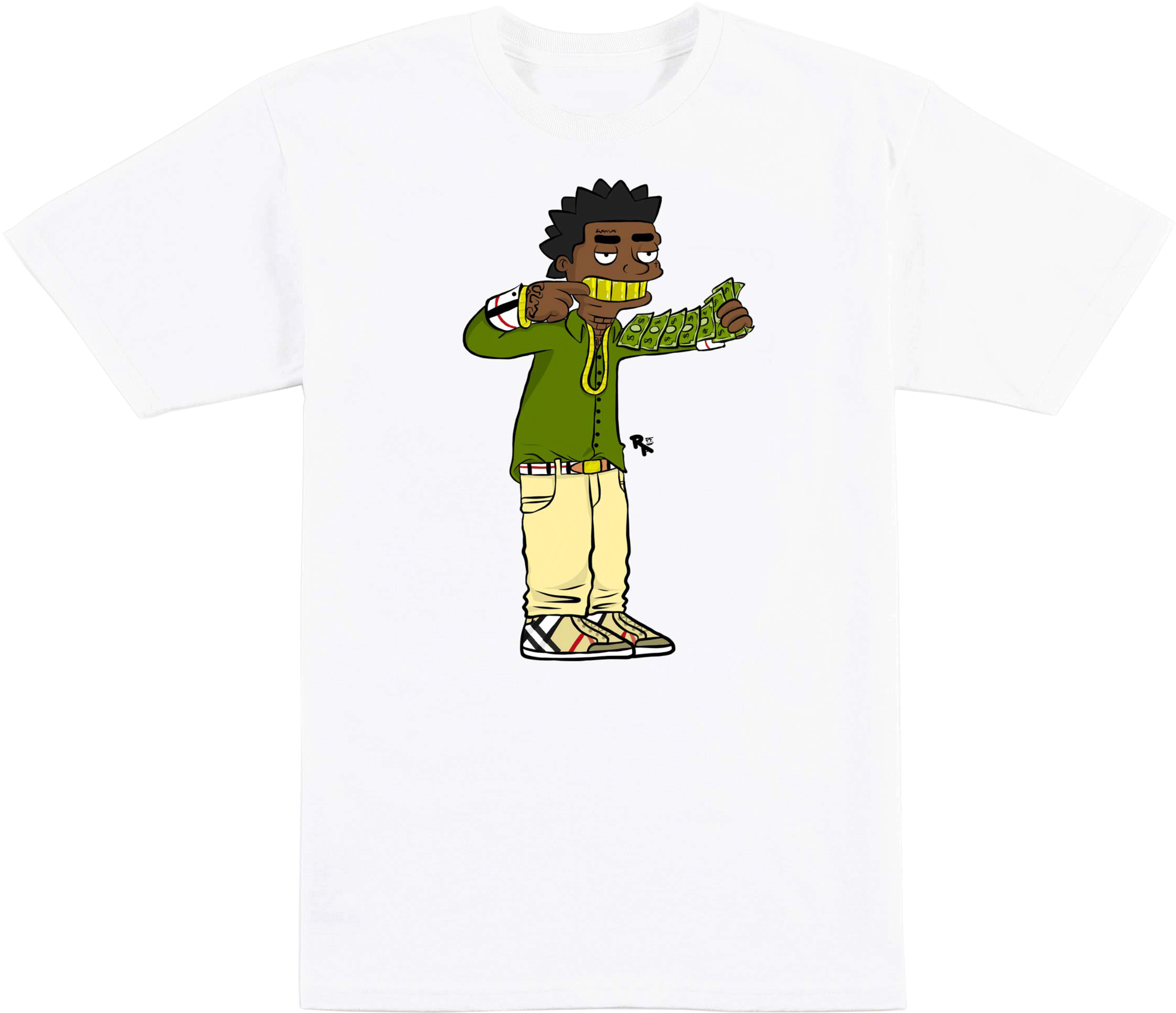 Kodak Black Dollaz & Grillz Tee - Free Kodak Tablet - Ipad Mini 1 (horizontal) (2048x2048), Png Download