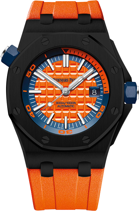 Audemars Piguet Diver 15710 Black Venom - Audemars Piguet Royal Oak Offshore Diver [new] (1200x800), Png Download