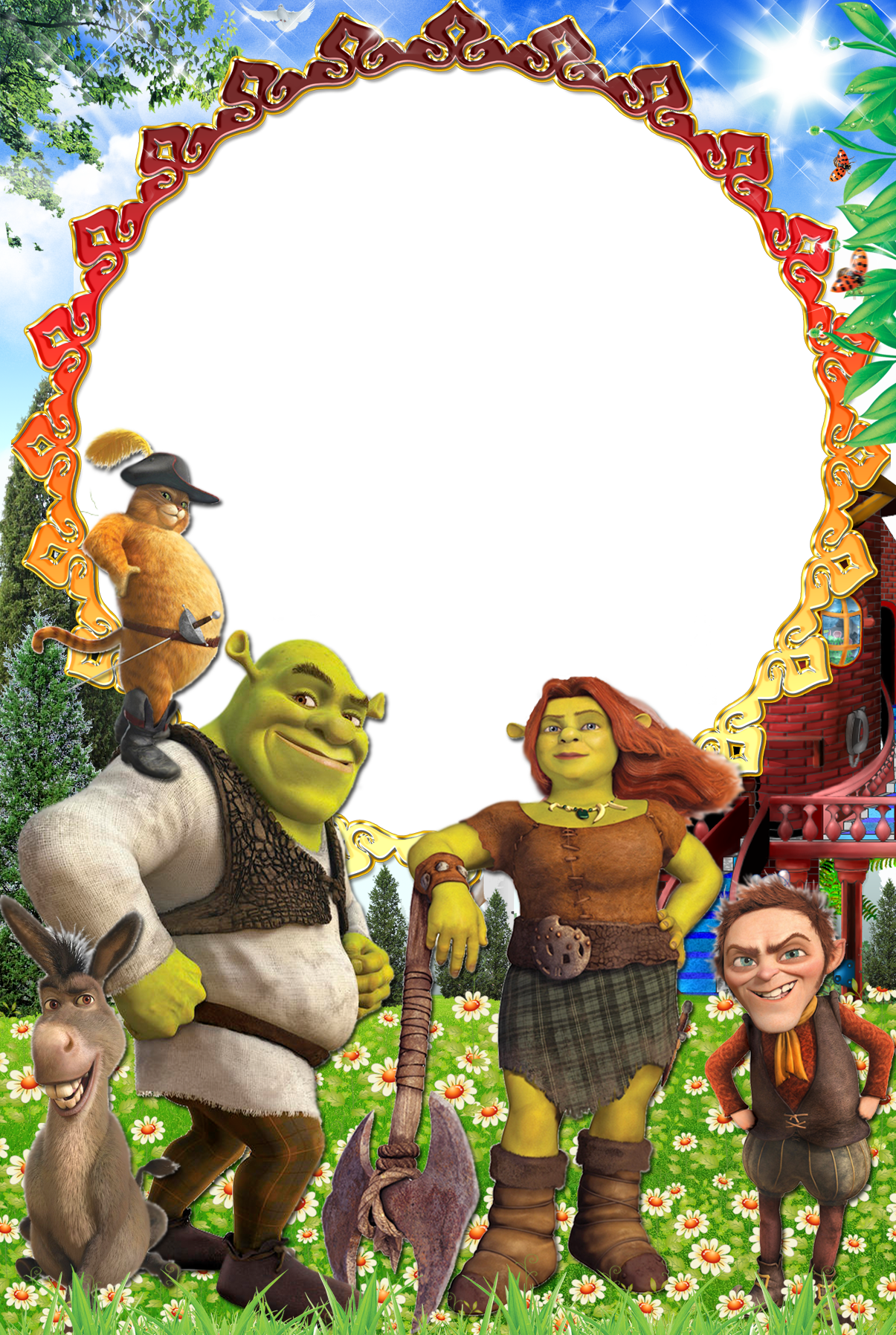 Shrek Valentines By Dreamworks (1205x1795), Png Download