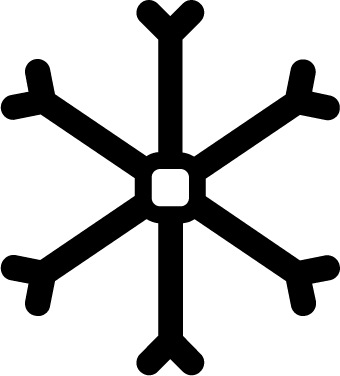 Snowflake - Acetal (340x376), Png Download
