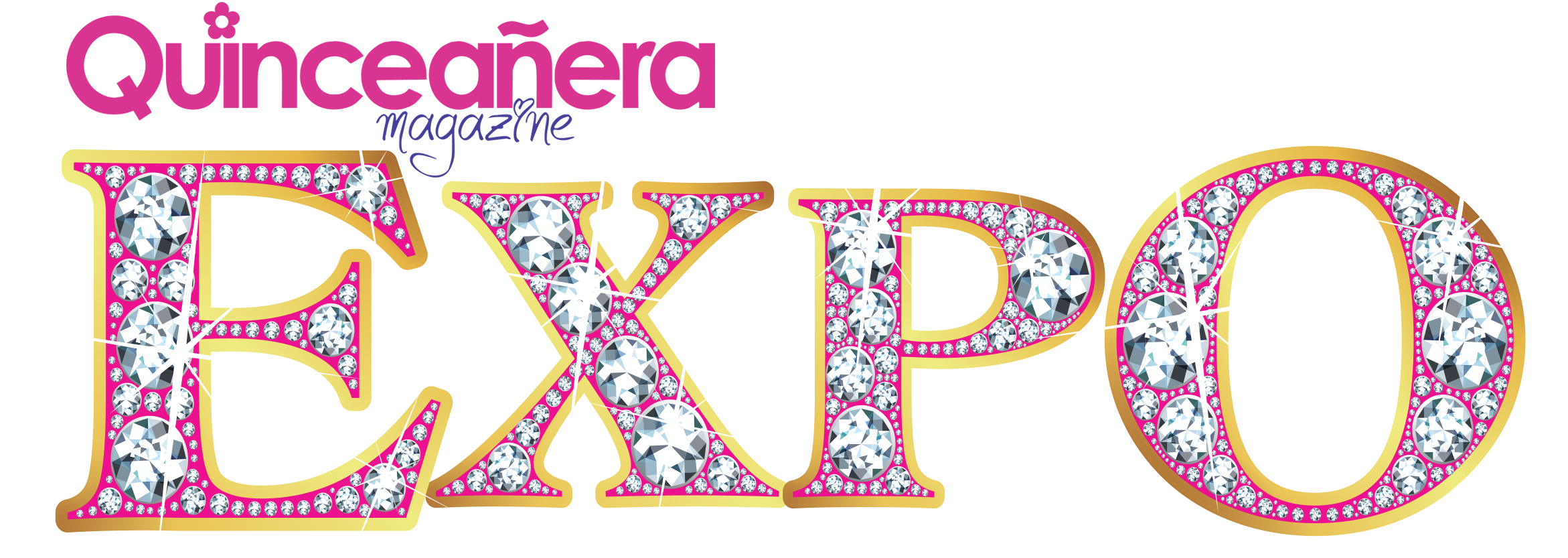 Expo Quinceañera - Quinceanera Magazine Logo (2342x833), Png Download