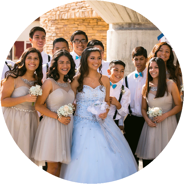 The Quinceañera Is A Traditional Celebration Of Life - Mass (636x636), Png Download