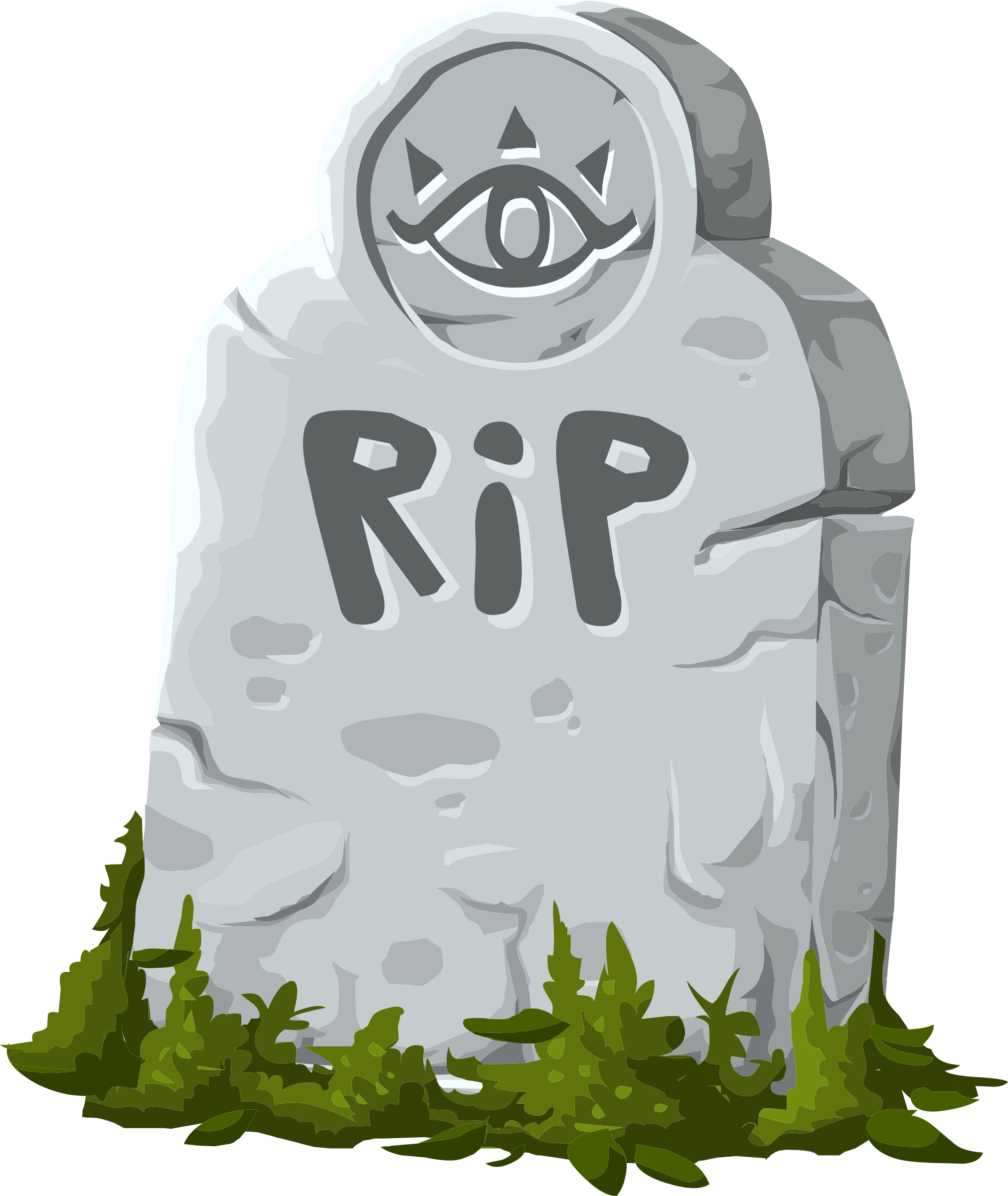 Rip Gravestone Marker Vector Clipart Image - Gravestone Clipart (2022x2400), Png Download