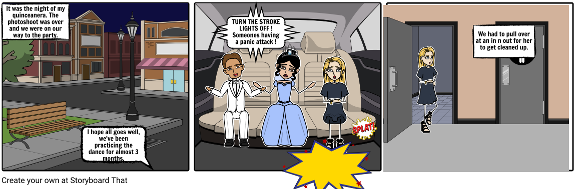 My Quinceanera - Cartoon (1164x385), Png Download