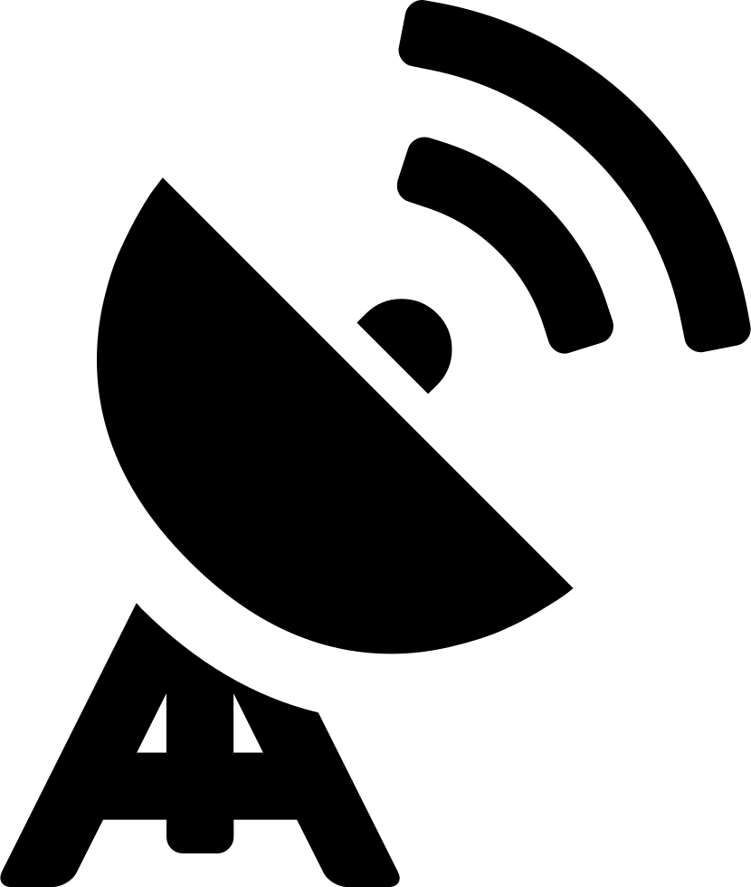 Satellite Dish Alt - Icon (830x980), Png Download