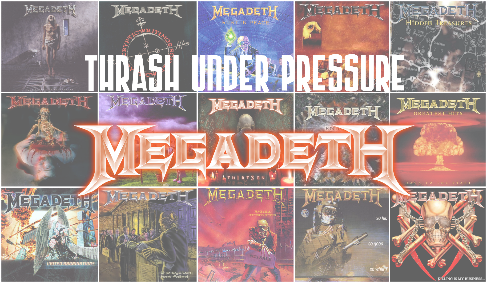 Thrash Under Pressure - Megadeth: Killing Is My Business Cd (2069x1202), Png Download