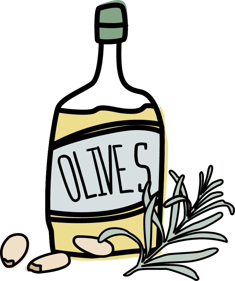 Olive Oil Clipart Transparent - Olive Oil Clipart Png (785x938), Png Download