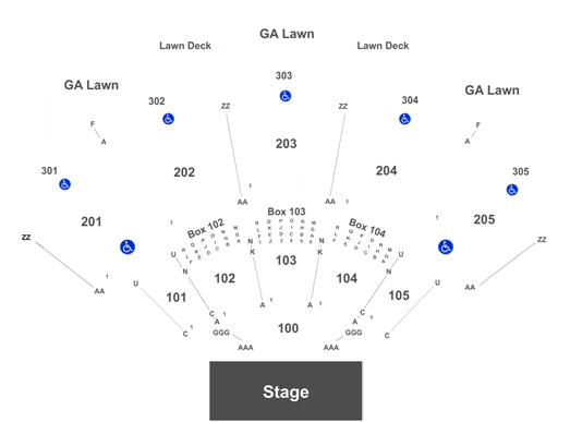 Ak-chin Pavilion (525x400), Png Download