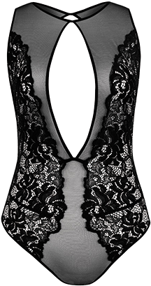 Lace Side Bodysuit - Body Sexy Women's Secret (320x432), Png Download