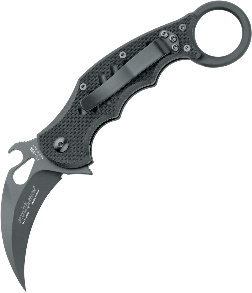 Fox Knives Folding Karambit Fx-599 - Μαχαιρια Πτυσσομενα (443x480), Png Download