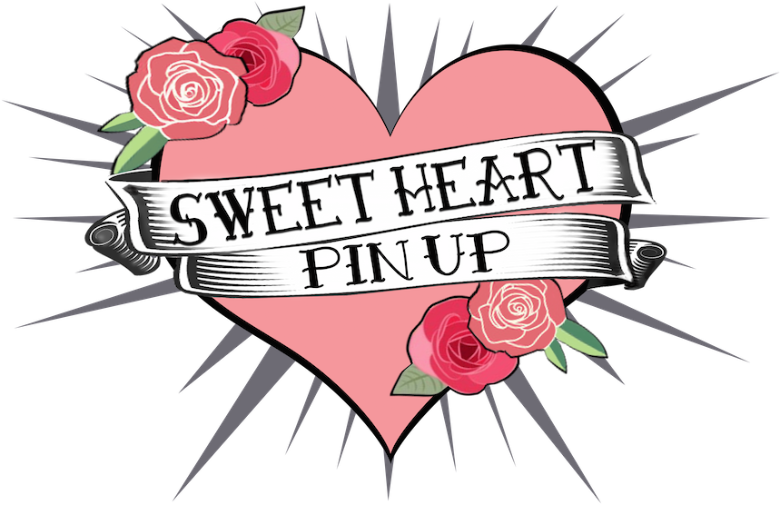 Sweet Heart Pin Up (900x600), Png Download