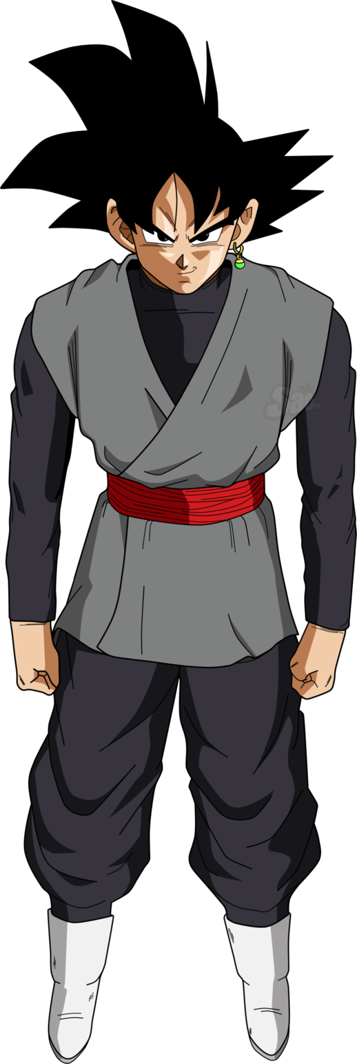 Goku Black Drag N Ball Super Mundo - Dragon Ball Super Black Goku Full Body (518x1542), Png Download