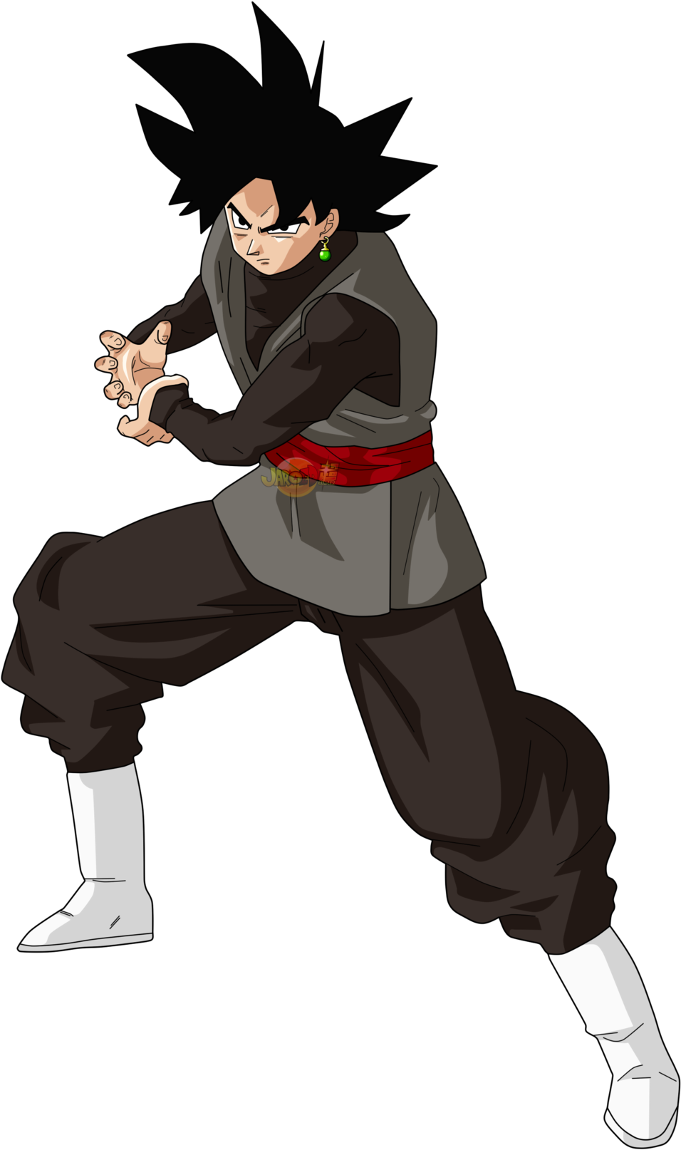 Black Goku Power By Jaredsongohan-da6drdq - Dbz Black Goku Png (1024x1658), Png Download