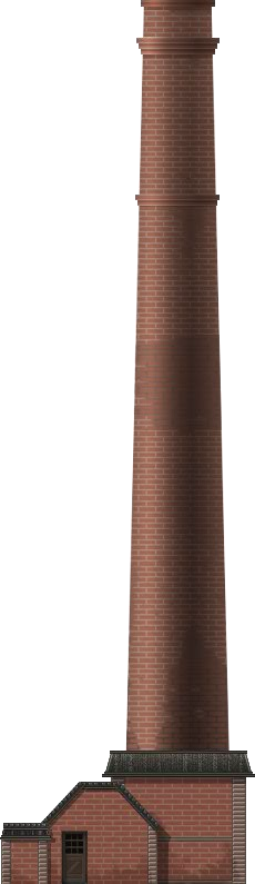 Factory Chimney - Factory Chimney Png (230x795), Png Download
