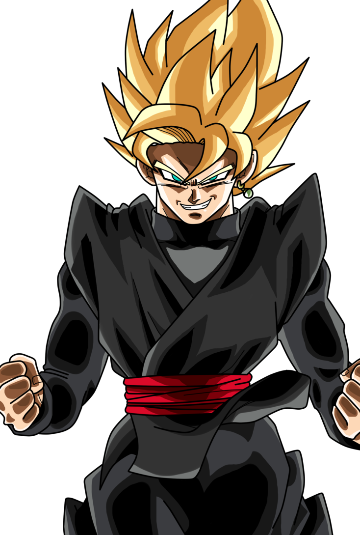 Super Saiyan 2 Goku Black By Chanmio67-dawbo8a - Super Saiyan (734x1089), Png Download