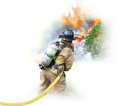 Is Operated By The Delaware Volunteer Firefighter's - Fire Fighter Transparent Background (399x357), Png Download