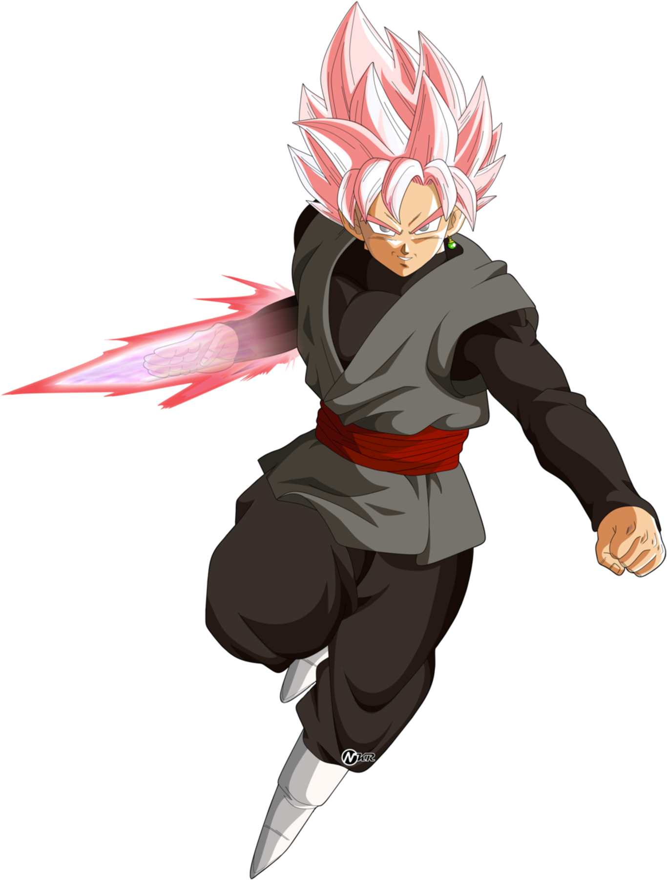 Gallery Image 1 - Black Goku Ssj Rose (1410x1920), Png Download