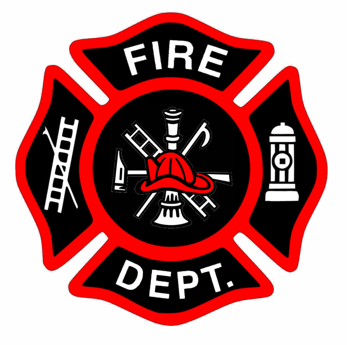 Fireman Bage New Red - Fire And Rescue Logo Design (1175x1167), Png Download