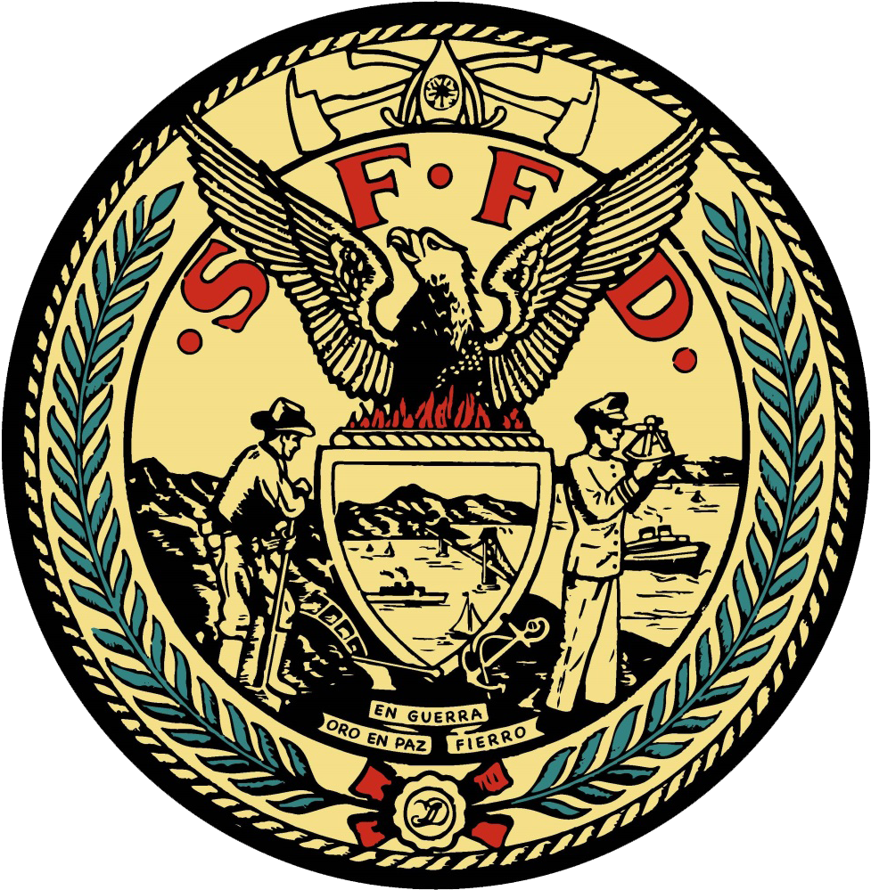 San Francisco Fire Department Logo (1000x1000), Png Download