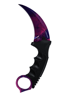Fadecase Karambit Doppler Phase 2 Replica - Karambit Doppler Phase 2 Ft (400x400), Png Download