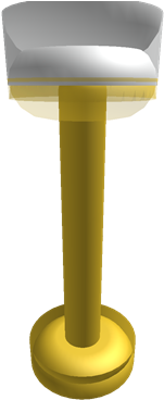 Brass Floor Lamp - Toilet (420x420), Png Download