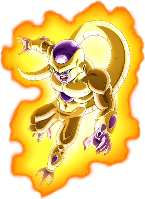 Golden Frieza (480x657), Png Download