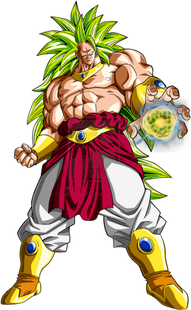 Dragon Ball Broly God (480x650), Png Download