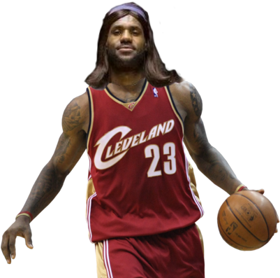 Lebron James Cavs Png Lebron James Dresses As 'flo - Lebron James Poster 24in X 36in (471x450), Png Download