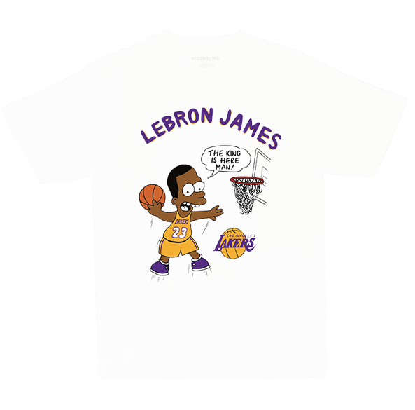 Lebron James Tee Pizzaslime (600x600), Png Download