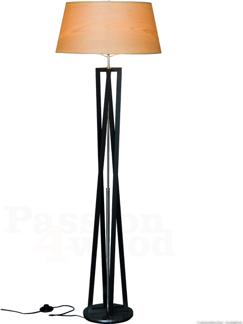 Wing Staanlamp In Essen Hout - Lampshade (640x640), Png Download