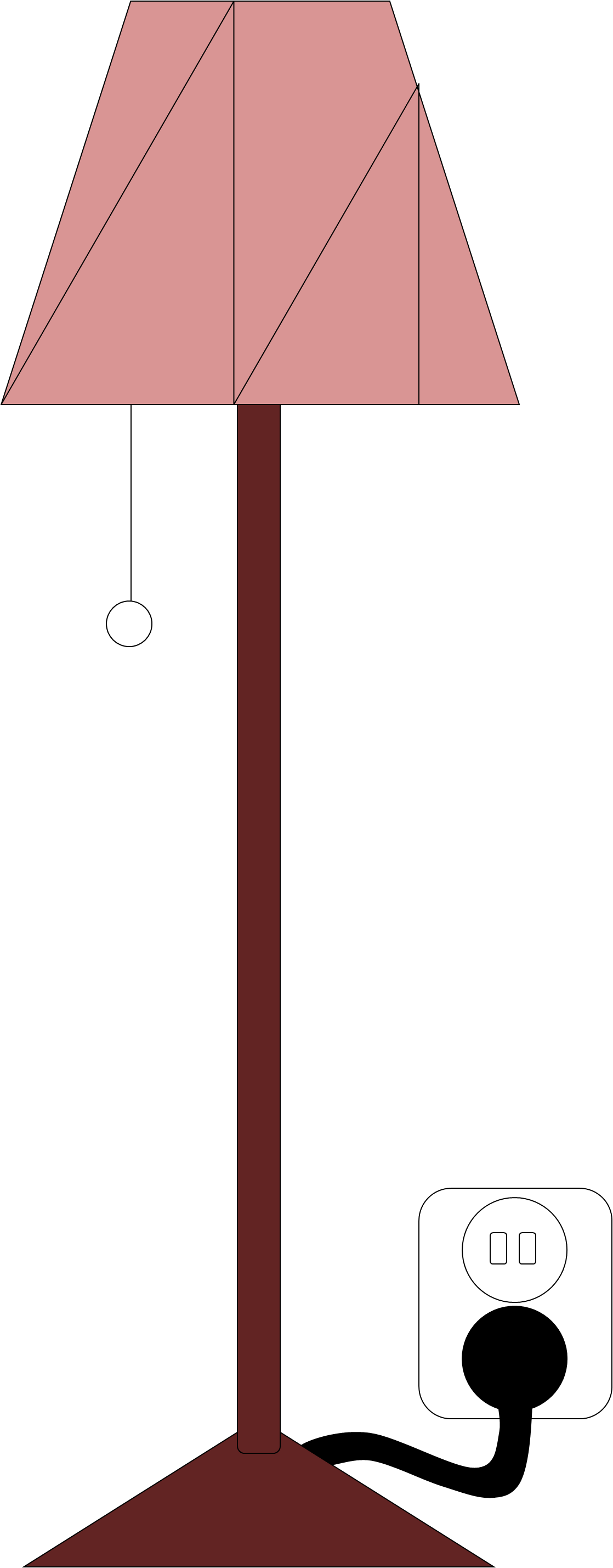 Lamp Free Images At Clkercom Vector Clip Art Online - Stand Lamp Vector Png (1118x2857), Png Download