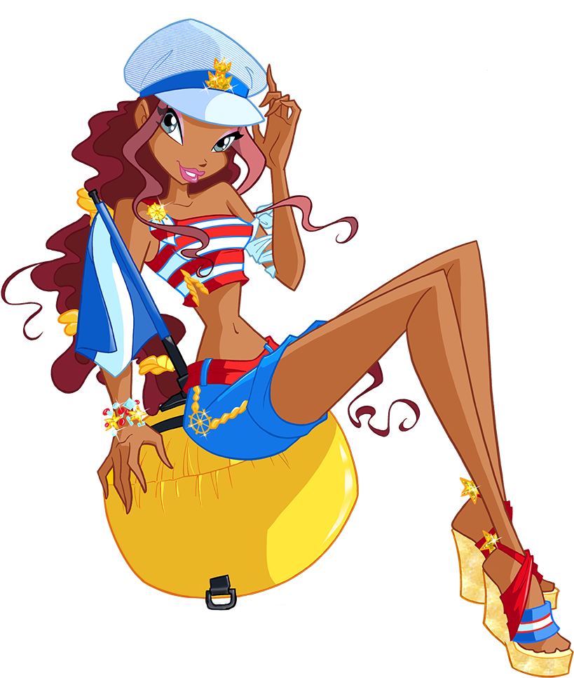 Layla Sailor - Winx Club Aisha Season 5 Outfits (853x1000), Png Download