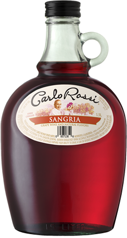 Carlo Rossi Merlot 1.5 (260x487), Png Download