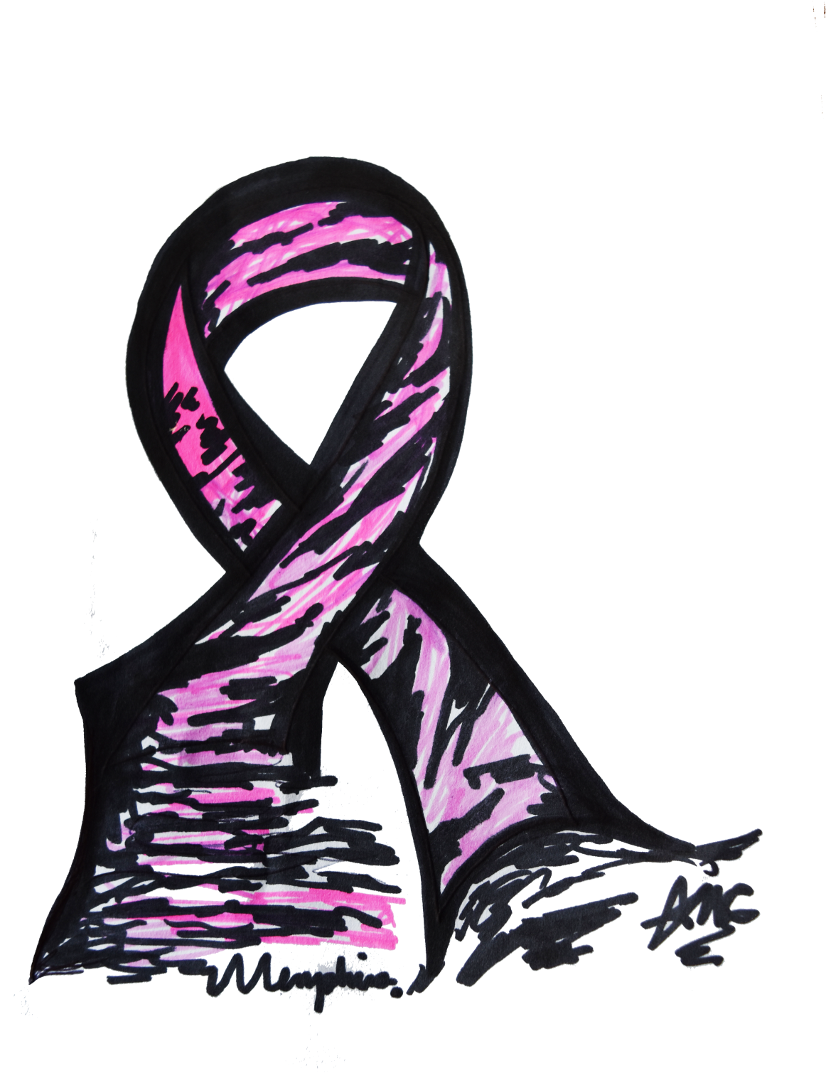Breast Cancer Ribbon - Breast Cancer (1175x1762), Png Download