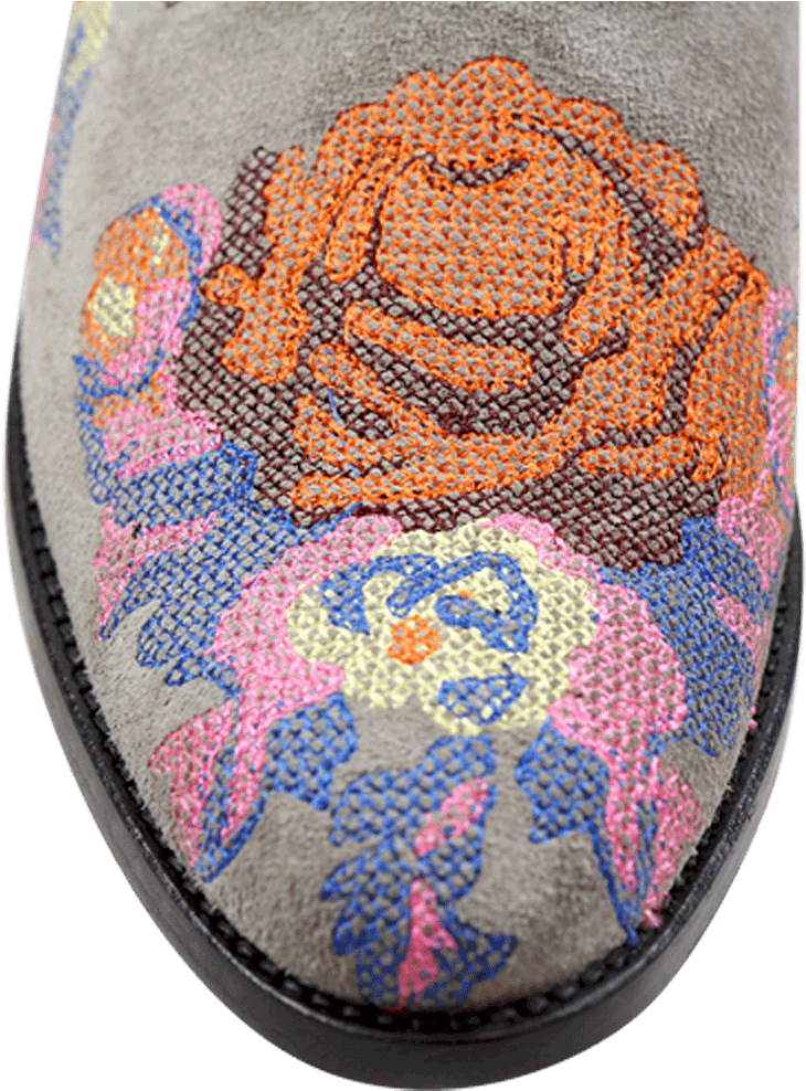 Ankle Boots Roberta 8 Suede Ice Flow Embrodery Multi - Bottines Melvin & Hamilton Roberta 8 Suede Ice (1024x1024), Png Download