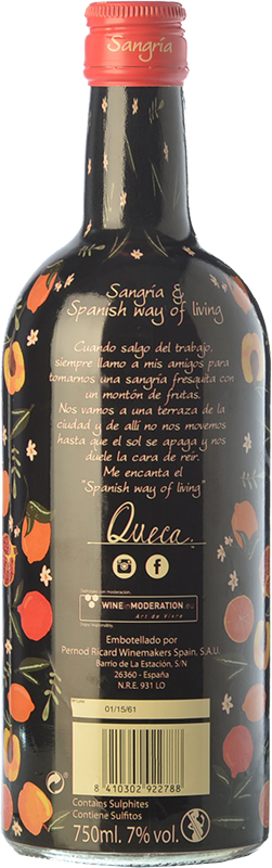 Queca Sangría Tinta - Sangria (251x800), Png Download