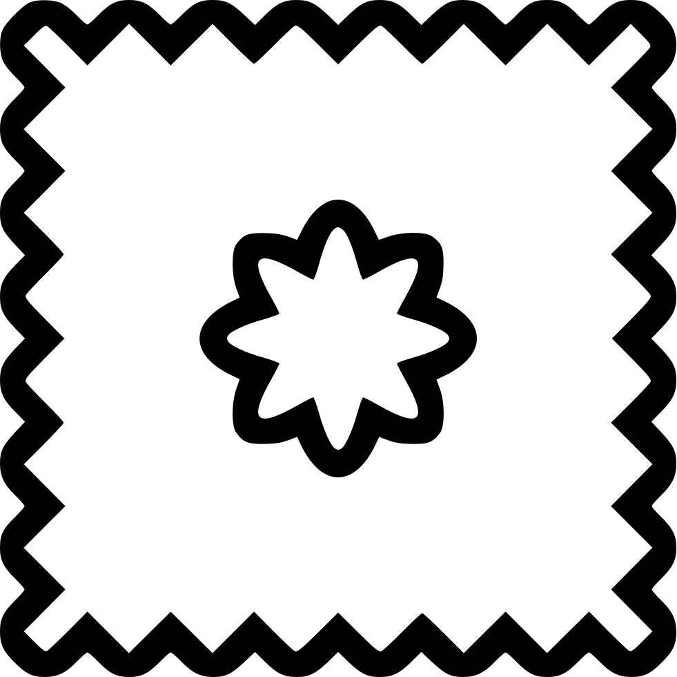 Png File Svg - Black Vector Border Chinese (981x980), Png Download