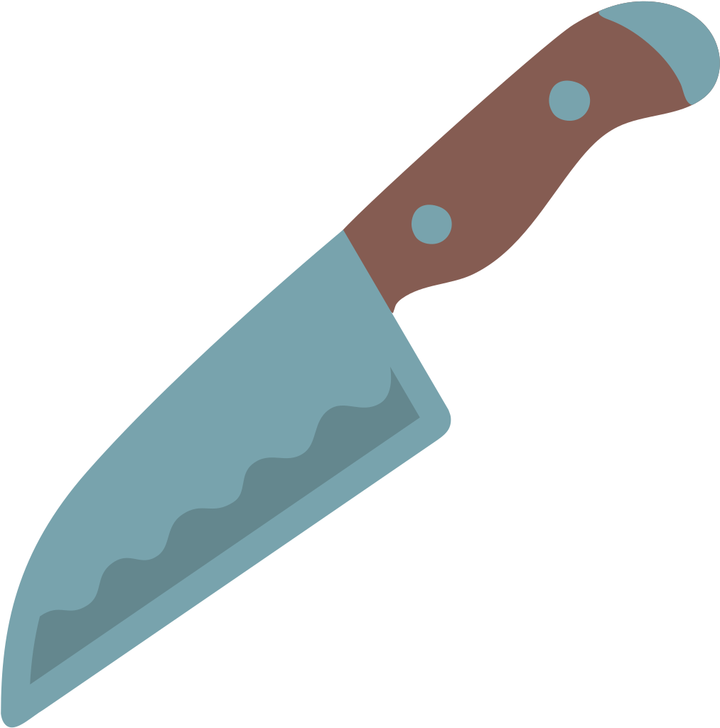 File - Emoji U1f52a - Svg - Knife Emoji Png (1024x1024), Png Download