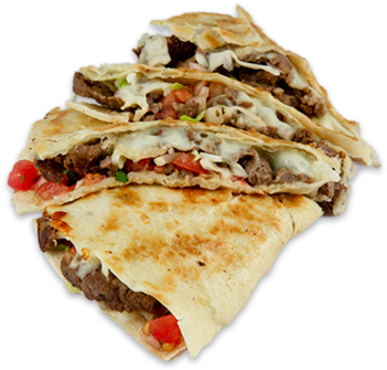 Quesadilla - Fast Food (351x372), Png Download