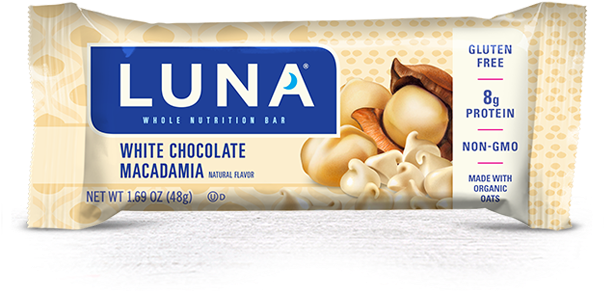 White Chocolate Macadamia Flavor Packaging - Luna White Chocolate Macadamia (625x510), Png Download